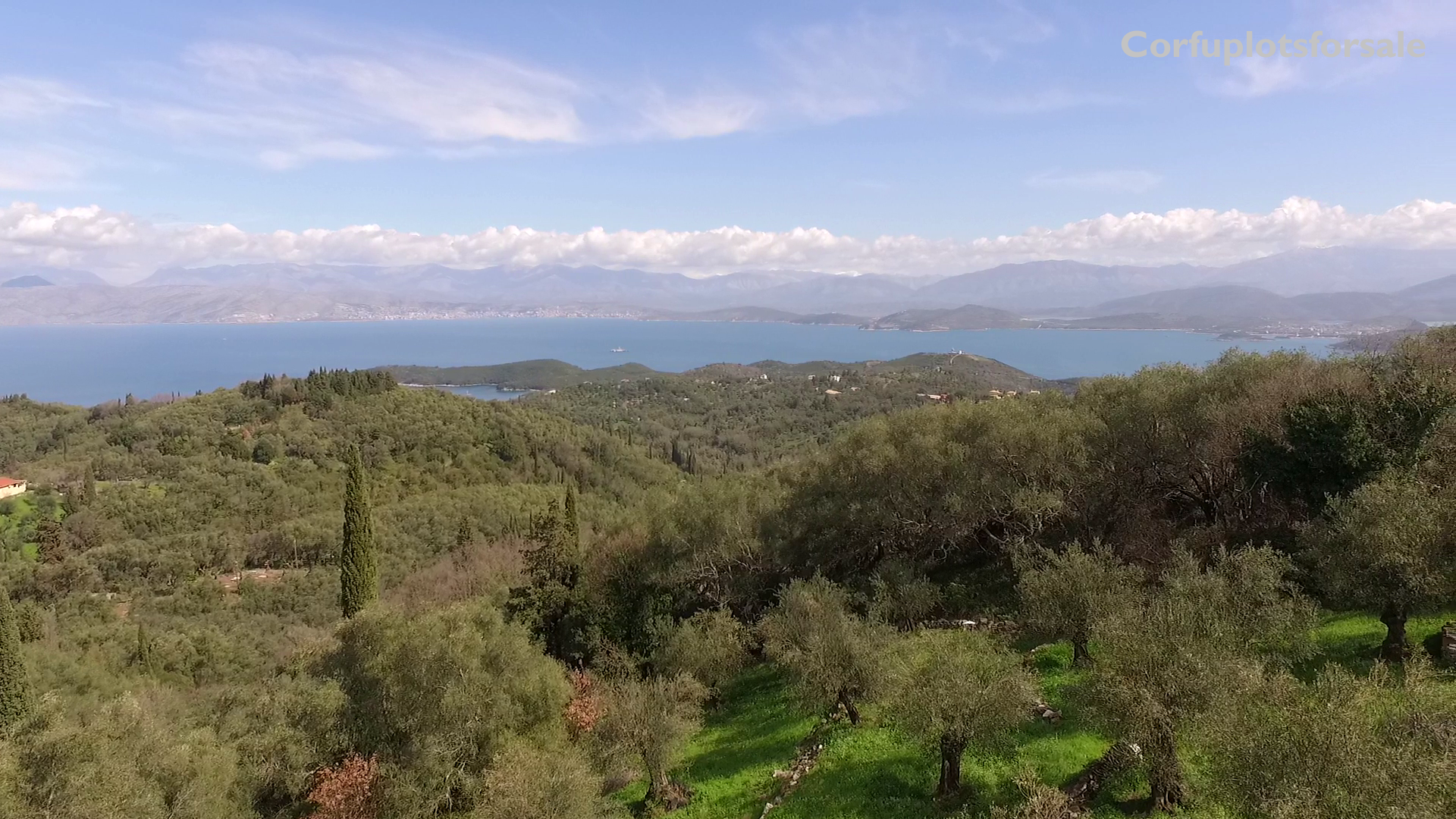 Land for sale in a quite location in Sinies, Corfu