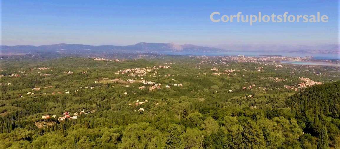 4606.27 Sq.m. Plot in Kamara Corfu (amazing view of the island)